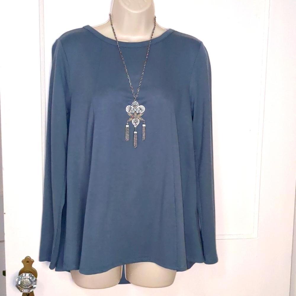 Lovely Silver Tassel Costume Necklace